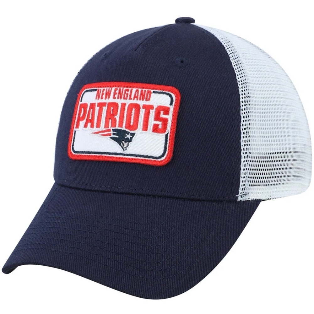New England Patriots Mesh Snapback Hat‎ Navy NFL Team Apparel